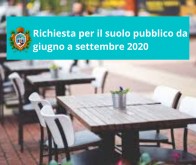 Confcommercio di Pesaro e Urbino - Richiesta per il suolo pubblico da giugno a settembre 2020